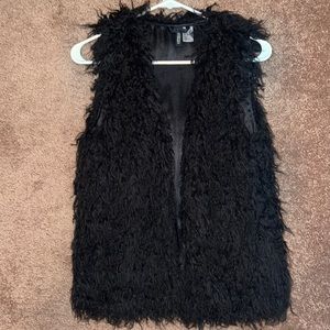 H&M faux fur vest
